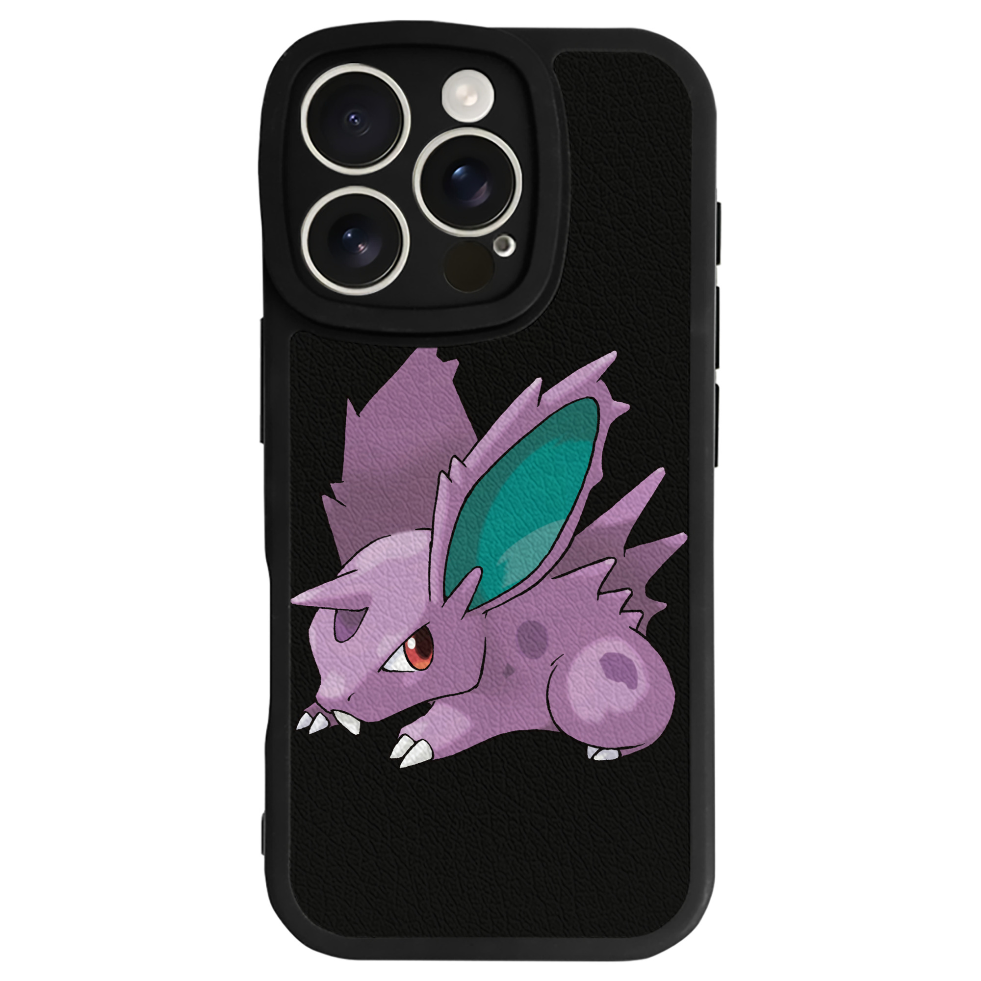 （画像用） ポケットモンスター Pokémon 【iPhone 16シリーズ対応】シリコンスマホケース（レザー調） 材質：シリコン